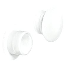 Dekkappe for hull Ø12/18mm Hvit plast, 500-pk.