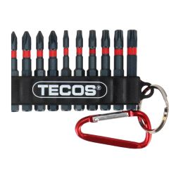 Bits-sett T-B010R L=50mm, 10 deler