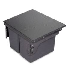 Avfallssystem Emuca Sidemonter 2x24L B=60