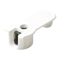 Rafix Hus Ø20 /16  m/leppe Hvit plast, 100-pk.