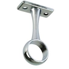 Garderoberør Ø25mm, Holder Undermont. Midt Chrome