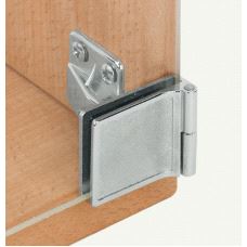 Glassdørhengsel, Innenforliggende dør Polert Nikkel