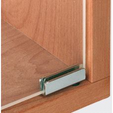 Glassdørhengsel "pin" 40 x 13mm Chrome