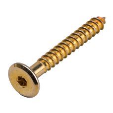 Møbelskrue Gulgalv. Ø6,3 x 50mm, 20-pk.