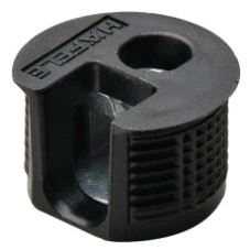 Rafix Hus Ø20 /19 Sort plast, 100-pk.