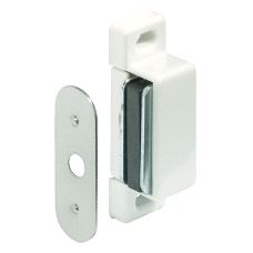 Magnetlås Plastik 2 kg. m/ motstykke Hvit