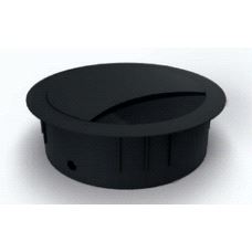 Kabelgjennomføring Metall Ø60 Sort H=21,3