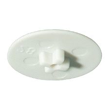 Minifix Dekkappe Ø15/ PZ2 Hvit, 500-pk.