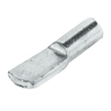 Hyllebærer for hull Ø4mm Flat forniklet, 100-pk.