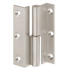 Lifthengsel 60 x 40mm Overfalls 7,5mm Matt Nikkel Venstre