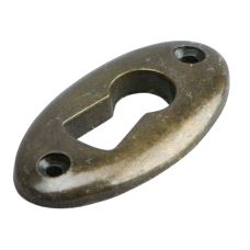 Nøkkelskilt Oval brun