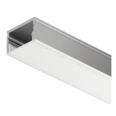 LOOX ALUprofil 19 x 13mm Frostet for LED-strips 2.500mm