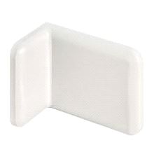 Bakpanelvinkel 50 x 42mm, Dekkappe Hvit 20-pk.