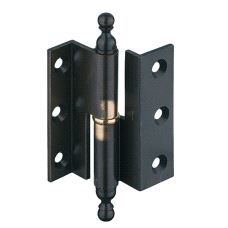 Lifthengsel 50 x 40mm Overfals 7,5mm m/pynt Brunert Venstre