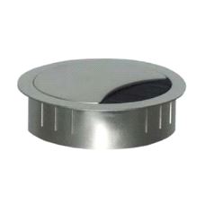 Kabelgjennomføring Metall Ø80 Børstet H=21,3