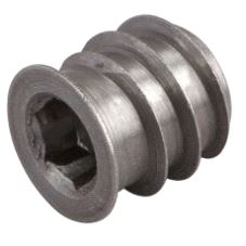 Iskruingsmutter Unbr.m/krave M4 x Ø8 x L8mm, 20-pk.