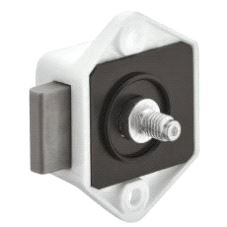 Trykknapplås Mini Hvit