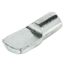 Hyllebærer for hull Ø7mm Flat forniklet, 100-pk.