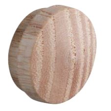 Dekkpropp for hull Ø15mm Massiv Ask, 100-pk.