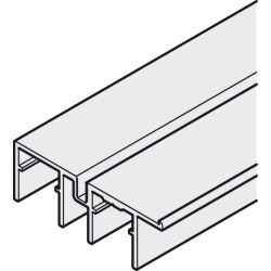 Slido Classic F-Line 21/31  Bunnskinne 2 løp 2,5m.