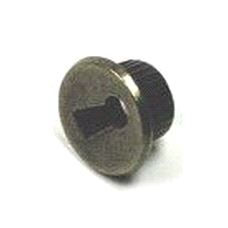 Nøkkelskilt Ø25/18 x 11mm Antikkbrun